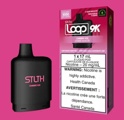 STLTH LOOP 9K Pod Pack - Cherry Ice Orleans Vape