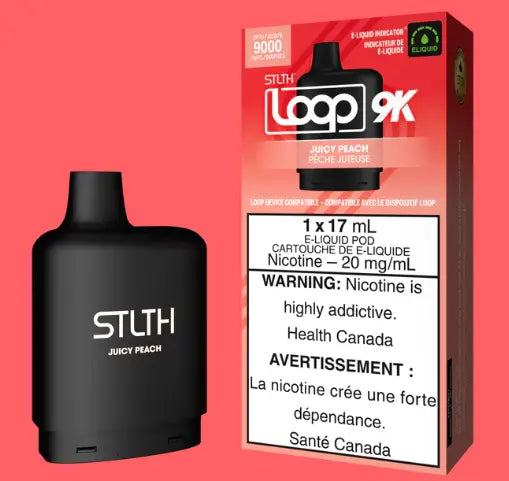 STLTH LOOP 9K POD PACK - JUICY PEACH - Orleans Vape