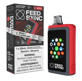 BRISKY CLASSIC RED - FEED SYNC - 25k Puffs Disposable Vape Orleans Vape