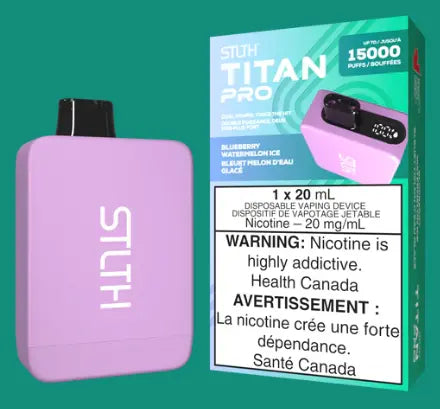 STLTH TITAN - BLUEBERRY WATERMELON ICE - Orleans Vape STLTH TITAN - BLUEBERRY WATERMELON ICE - Orleans Vape