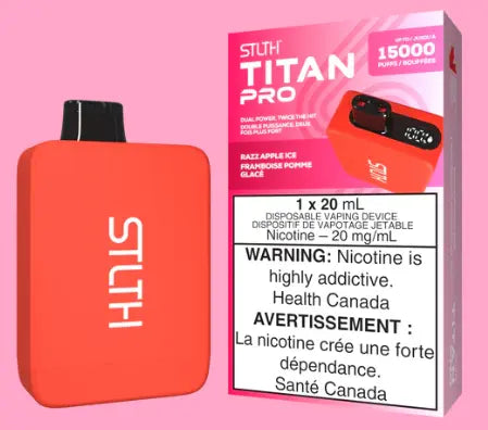 STLTH TITAN PRO - RAZZ APPLE ICE - Orleans Vape