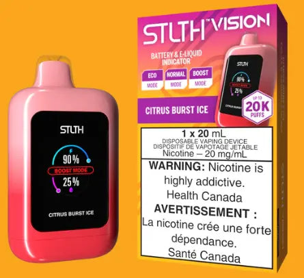 STLTH Vision 20K - Citrus Burst Ice Orleans Vape