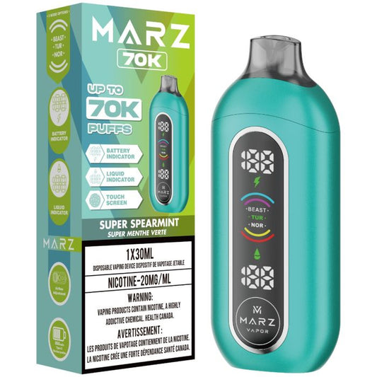 Super Spearmint Marz 70K Orleans Vape
