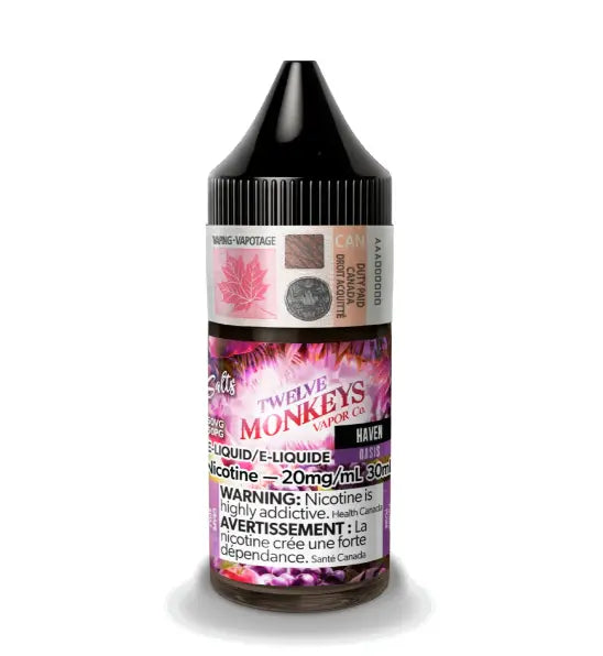 Twelve Monkeys - Haven (Salt 30mL) - Orleans Vape