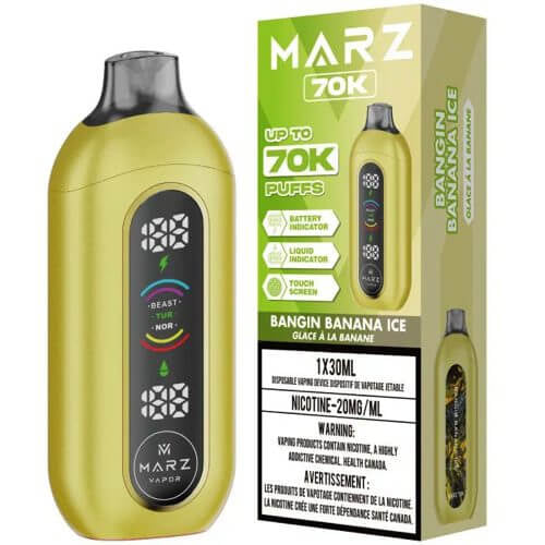 Marz 70K Banana Ice Orleans Vape