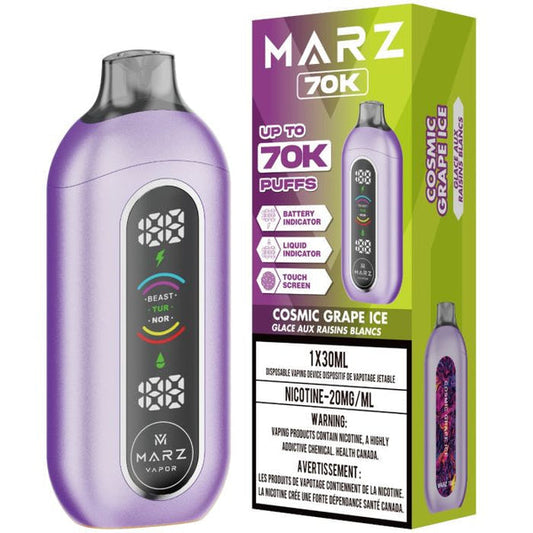 Marz 70k Raspberry Grape Orleans Vape