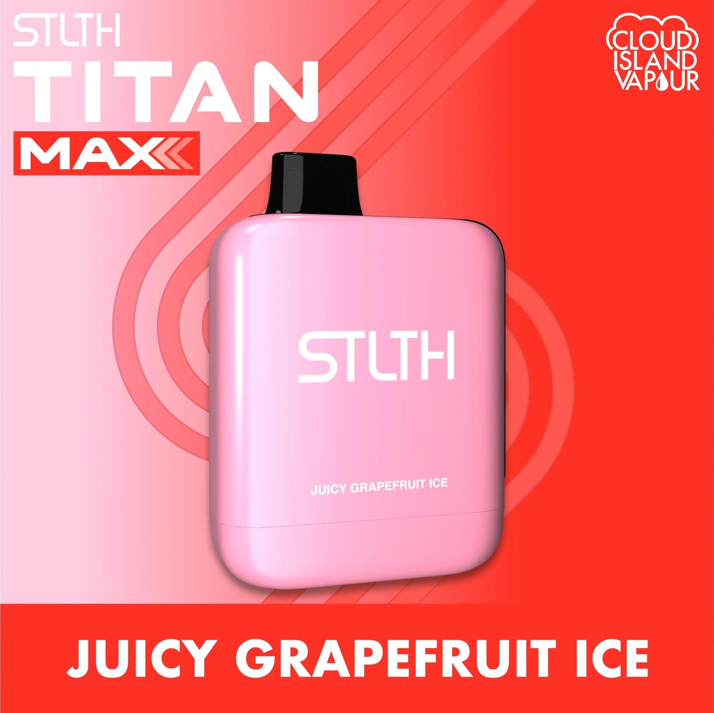 Stlth Titan Max 50k Juicy Grapefruit Ice Orleans Vape
