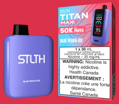 STLTH TITAN MAX - Blue Peach Ice Orleans Vape