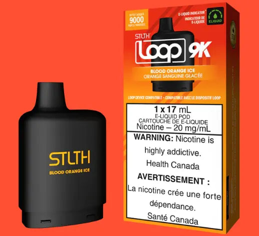 STLTH LOOP 9K POD PACK - BLOOD ORANGE ICE - Orleans Vape