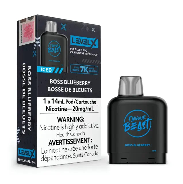 Boss Blueberry Iced LEVEL X - Orleans Vape