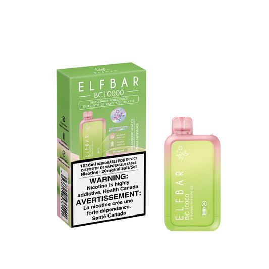 Strawberry Kiwi Ice - ELF Bar 10000 Orleans Vape