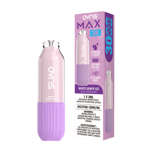 OVNS MAX 3000 Whitegrape Ice
