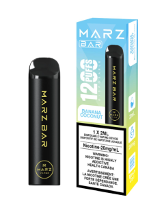 Banana Coconut Marz 1200 Orleans Vape