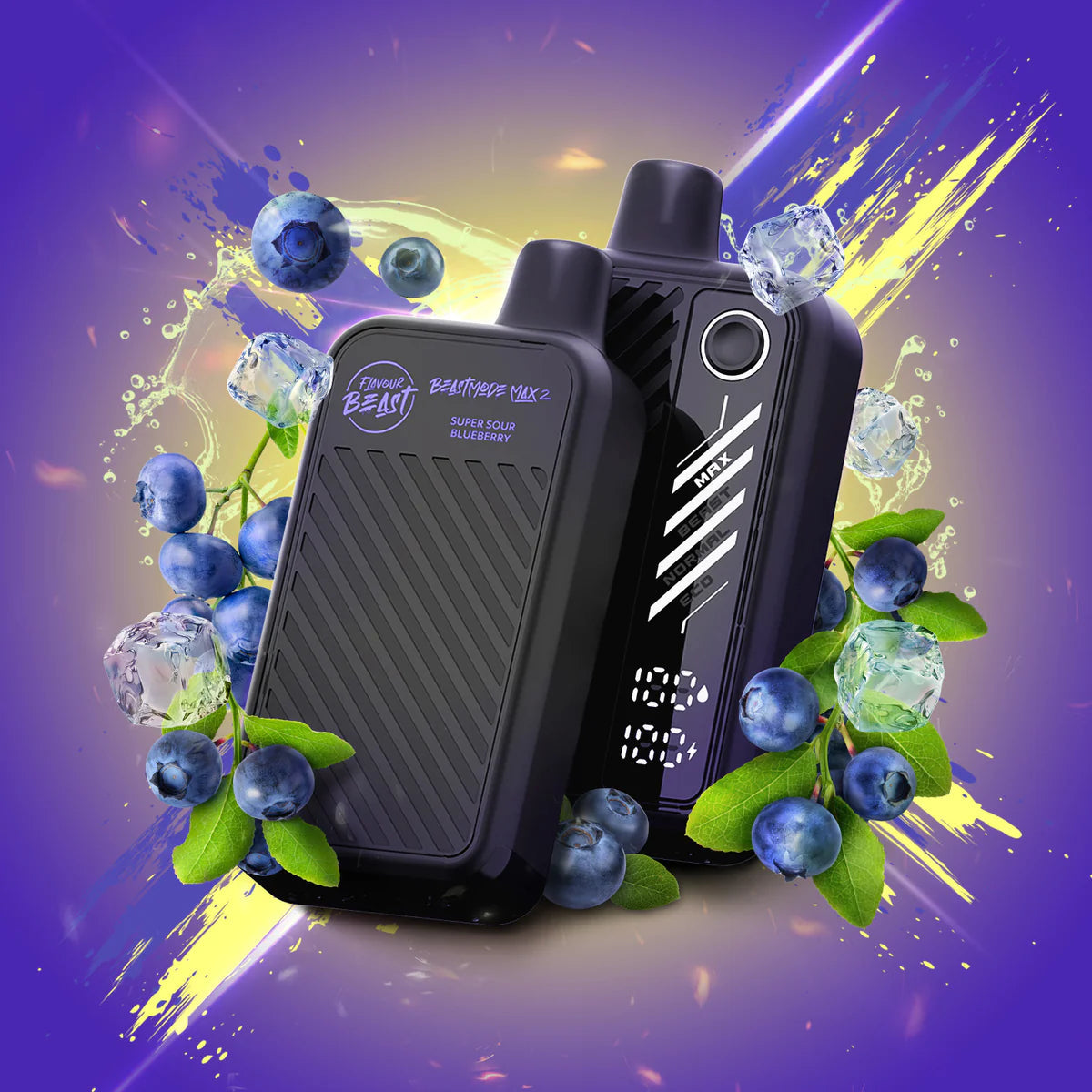 Flavour Beast max2 50k Super Sour Blueberry Orleans Vape