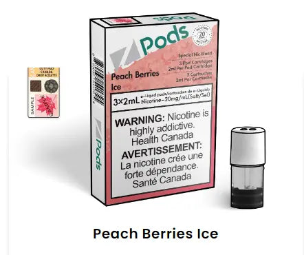 Peach Berries Ice (Z Pods) - Orleans Vape