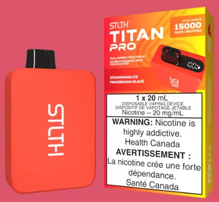 STLTH TITAN PRO - STRAWNANA ICE - Orleans Vape