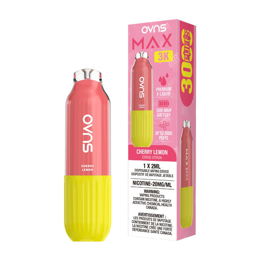 Ovns MAX 3000 California Cherry Orleans Vape