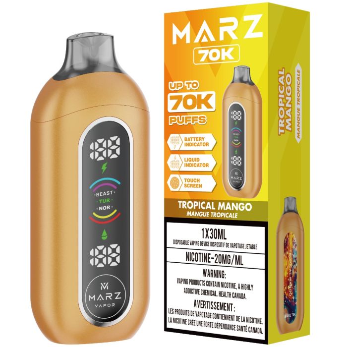Marz 70k Tropical Mango Orleans Vape