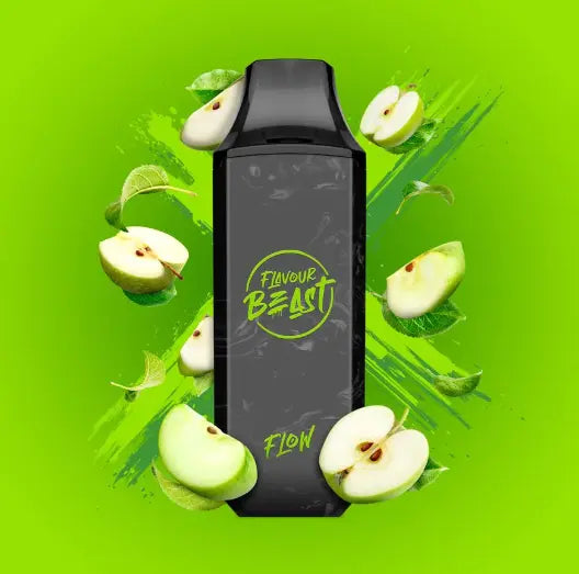 Flavour Beast Flow 4000 Gusto Green Apple- Pomme Vetrte Gusto - Orleans Vape