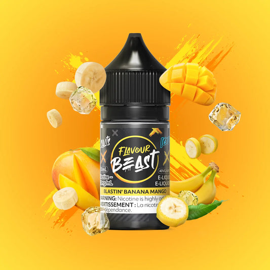 Flavour Beast E-Liquid - Blastin' Banana Mango Iced Orleans Vape