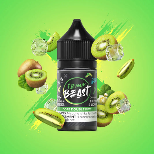 Flavour Beast E-Liquid - Dope Double Kiwi Iced Orleans Vape