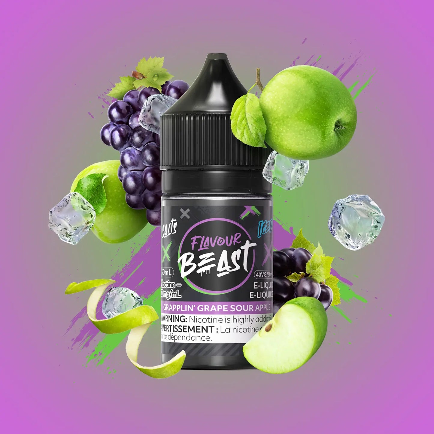 Flavour Beast E-Liquid - Super Sour Apple 20mg Orleans Vape