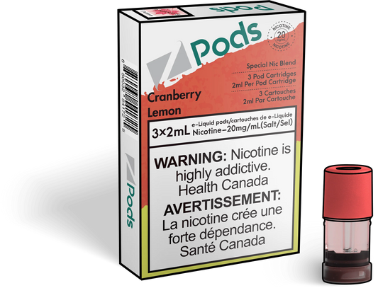 Cranberry Lemon Ice Z pod Orleans Vape