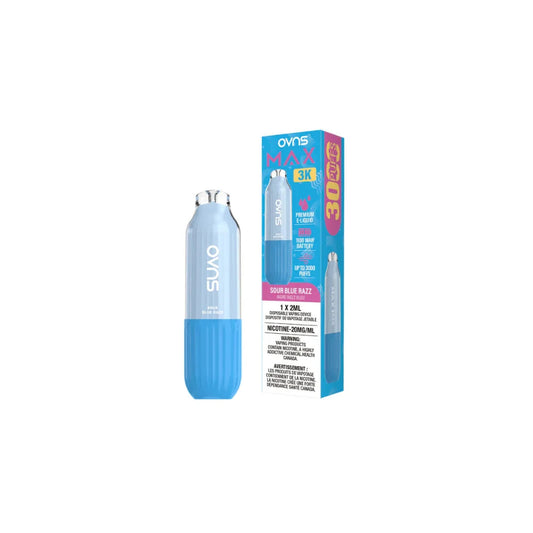 Ovns Max Sour Blue Razz 3K Orleans Vape