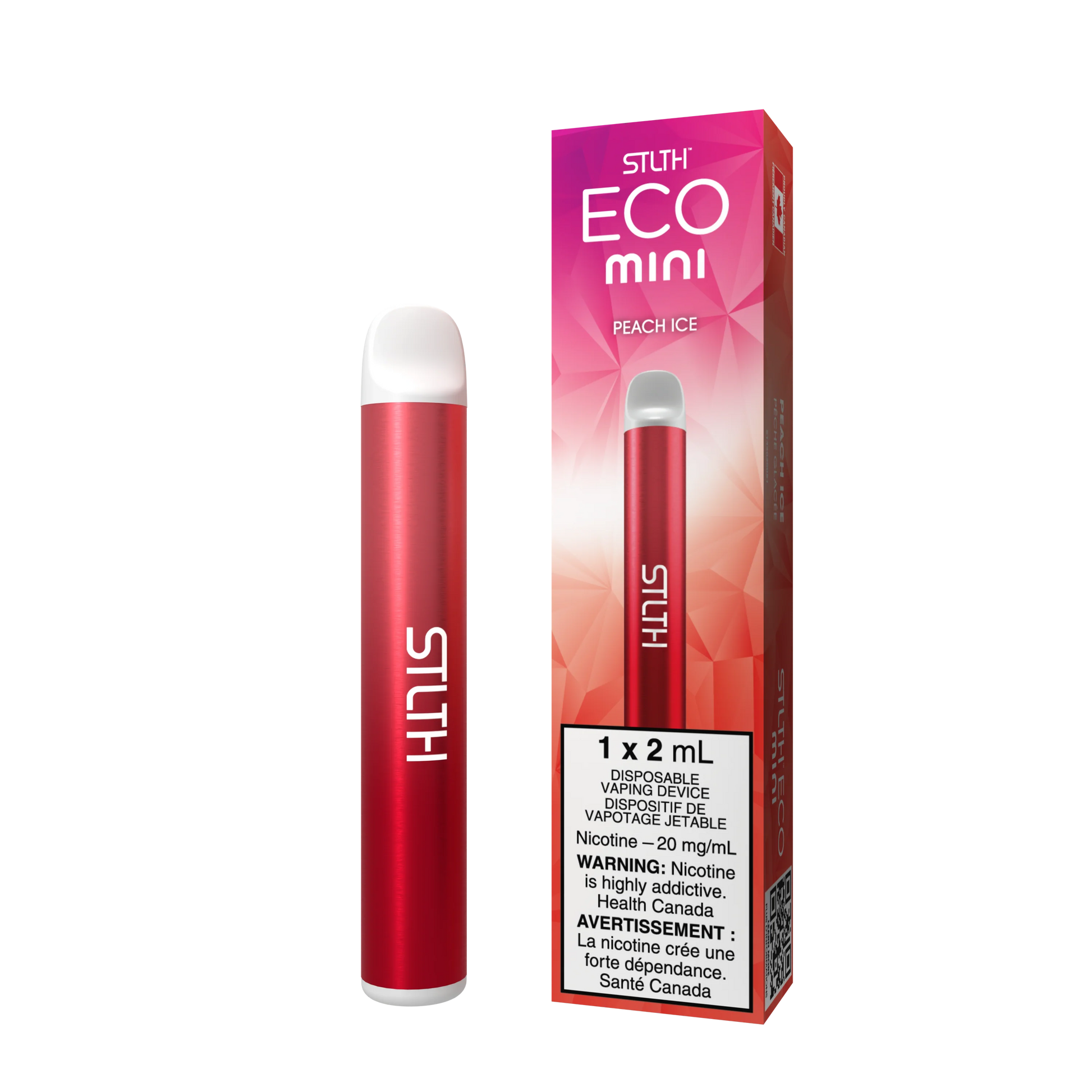 Stlth Eco Mini Peach Ice | 2ml Orleans Vape