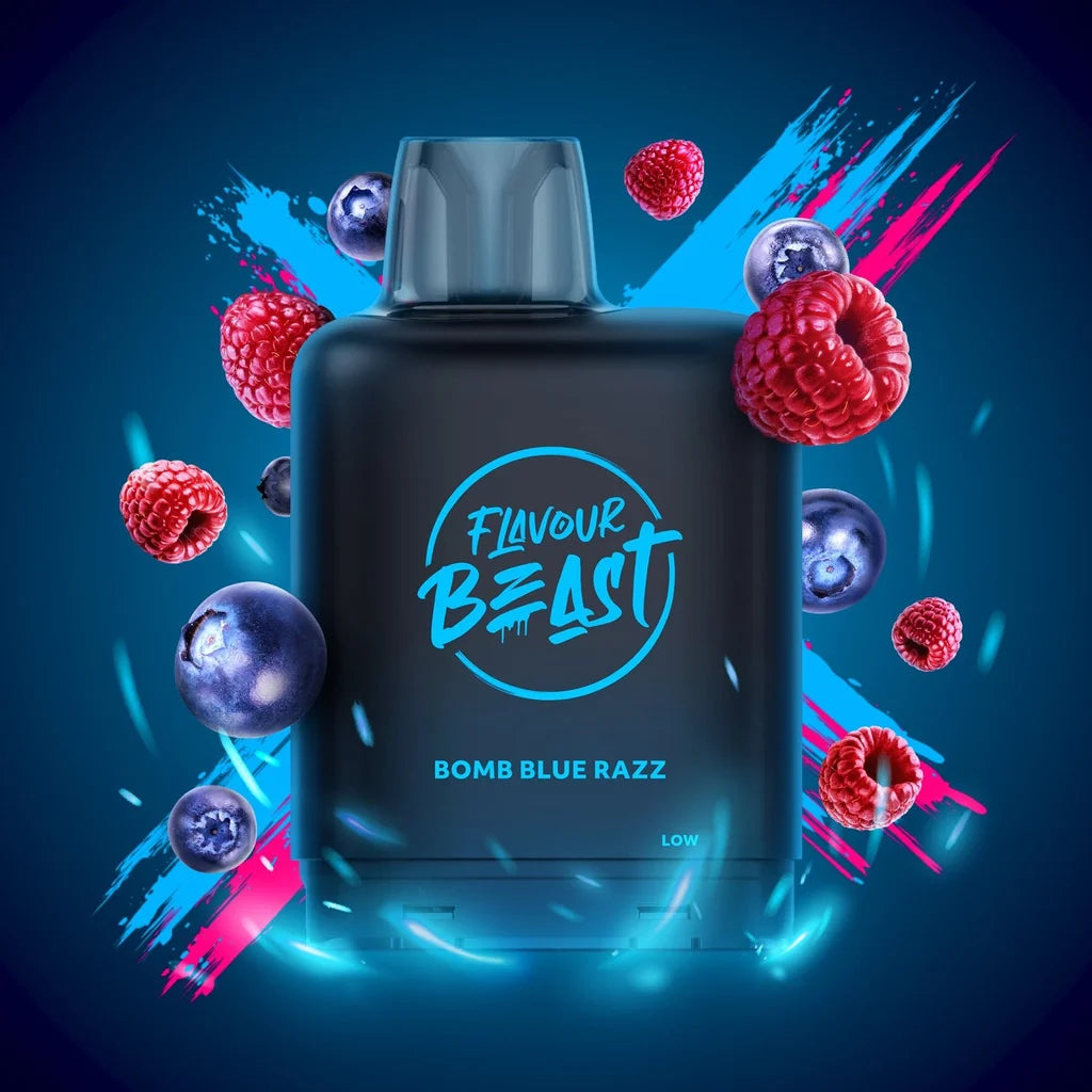 BOMB BLUE RAZZ Level Starter Kit | 30ml Orleans Vape