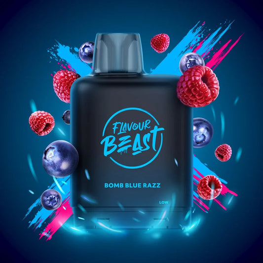 BOMB BLUE RAZZ Level Starter Kit | 30ml Orleans Vape