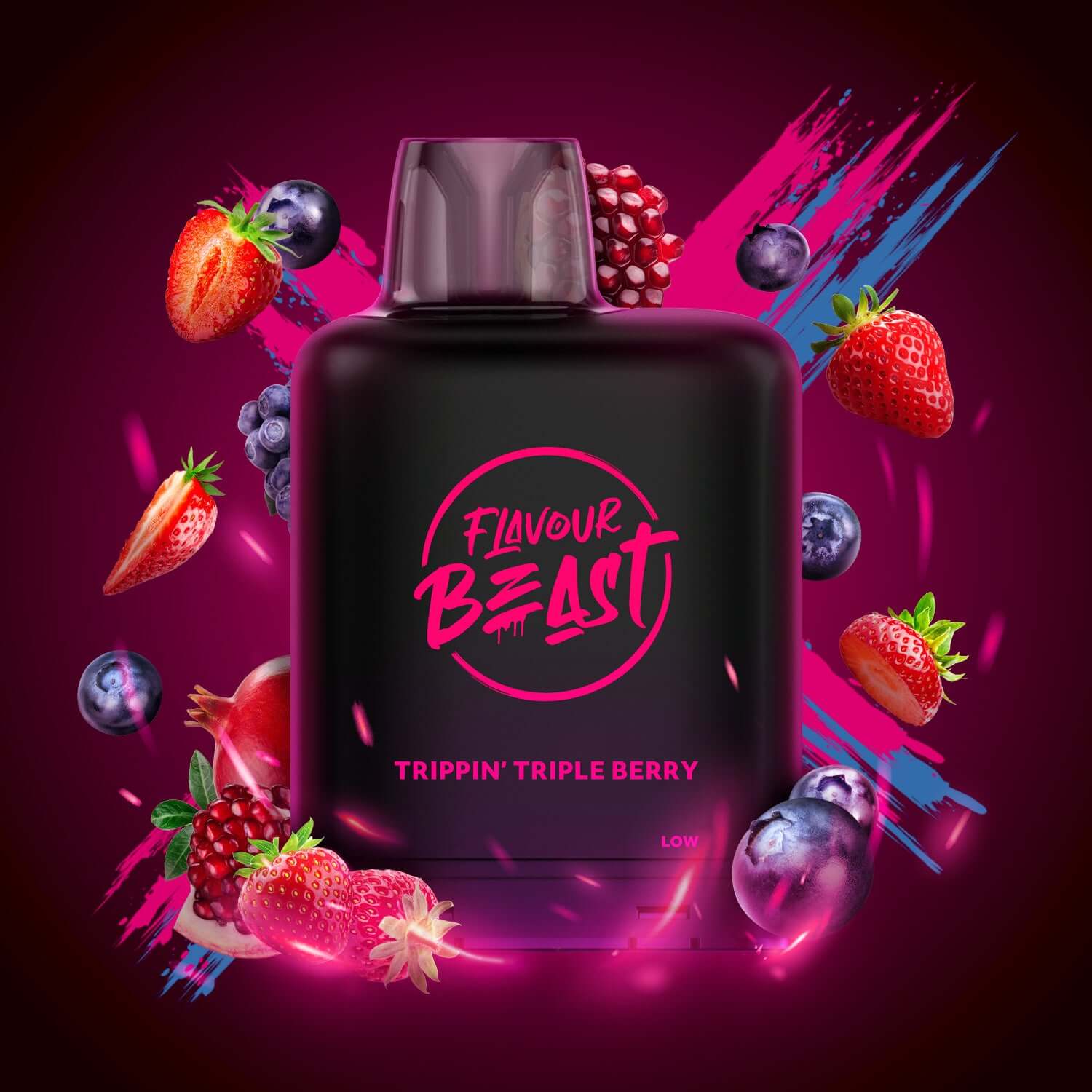 TRIPPIN’ TRIPLE BERRY Level X Starter Kit | 30ml Orleans Vape