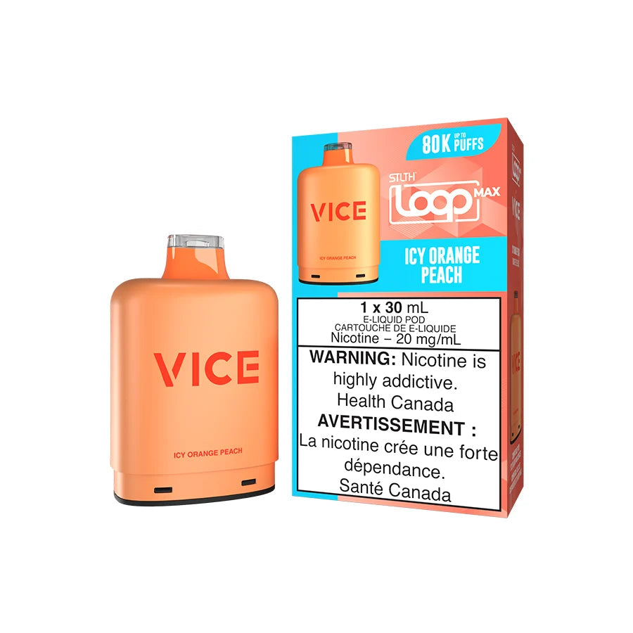 Icy Orange Peach STLTH LOOP MAX X VICE 80K Orleans Vape