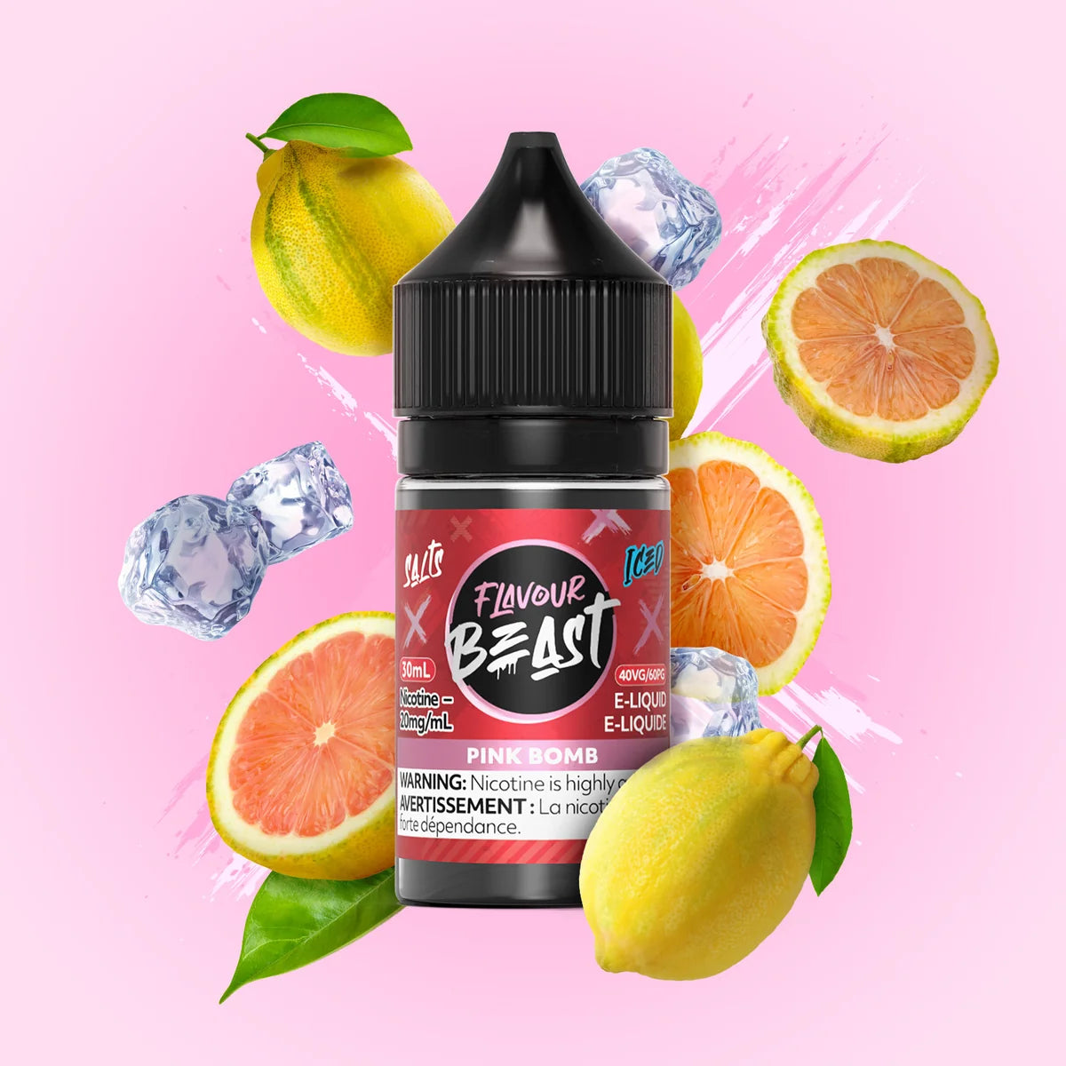 Pink Bomb Flavour Beast E liquid | 30ml Orleans Vape