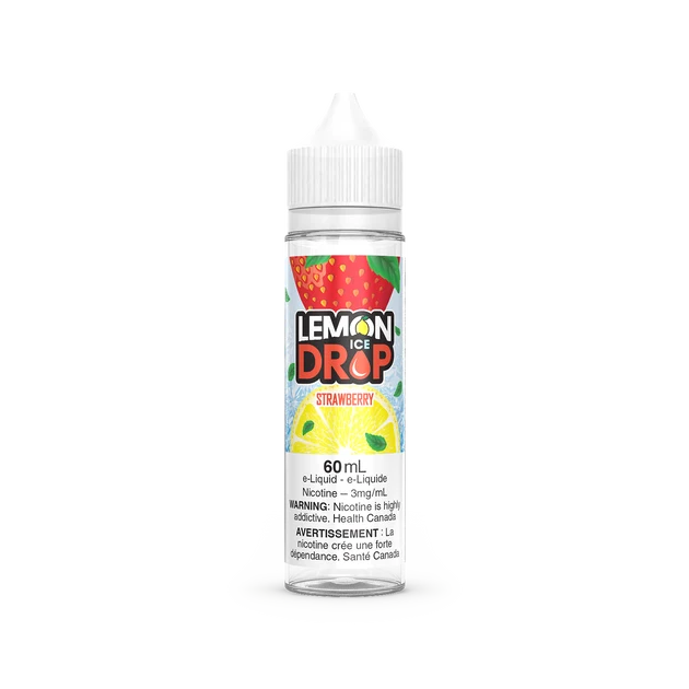 Lemon drop Ice Strawberry 60ml | 12mg e liquid Orleans Vape
