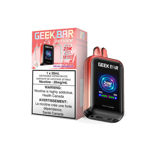 Geek bar skyview25k peach raspberry Orleans Vape