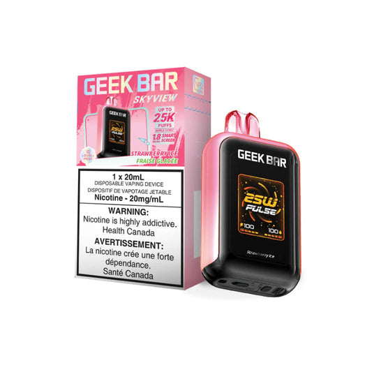 Geek Bar Skyview 25k Strawberry ice Orleans Vape