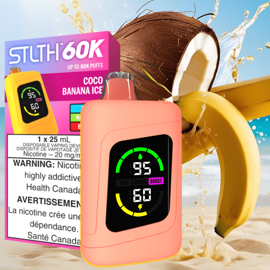 Stlth 60k Coco Banana Ice Orleans Vape