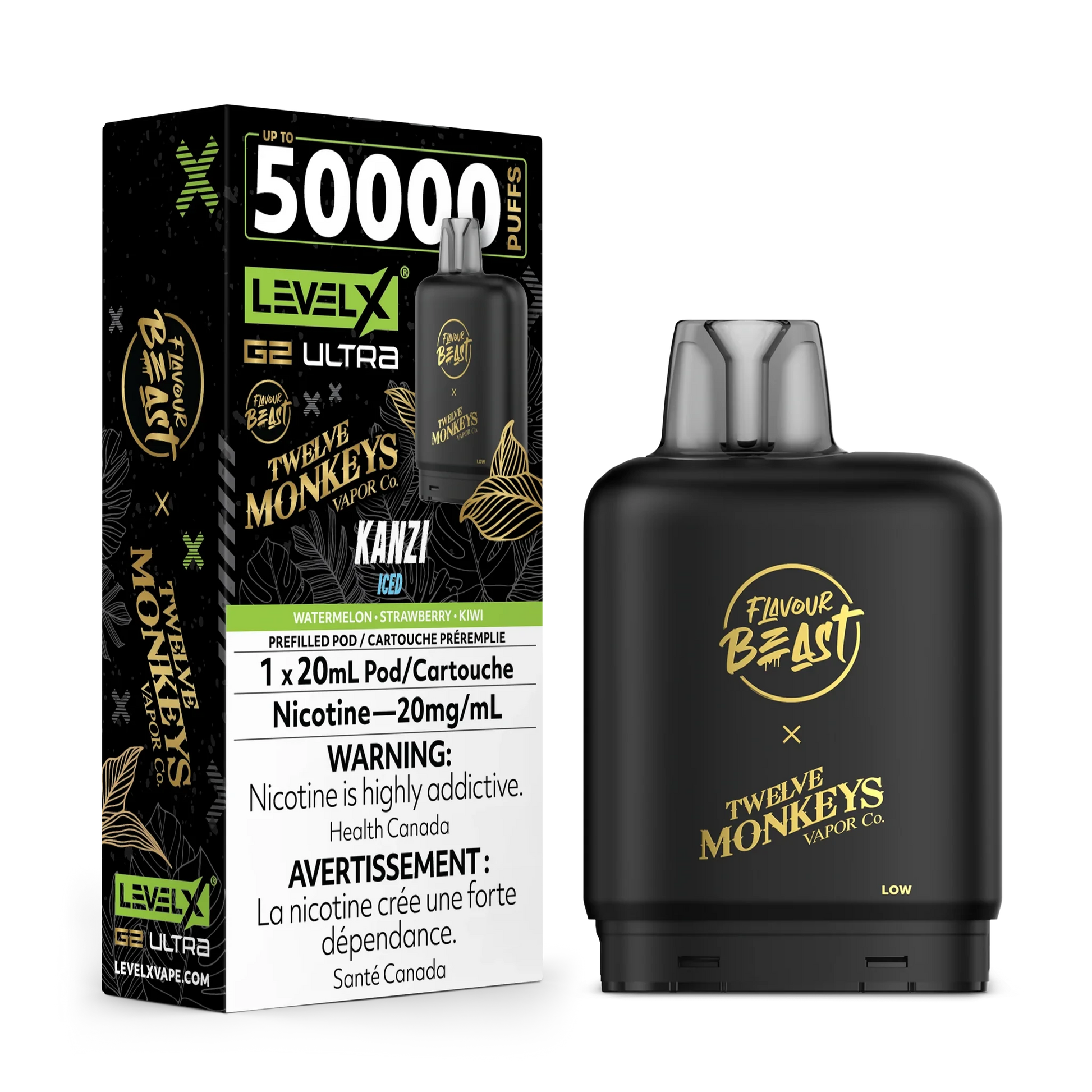 Level X G2Ultra 50kpuffs Orleans Vape