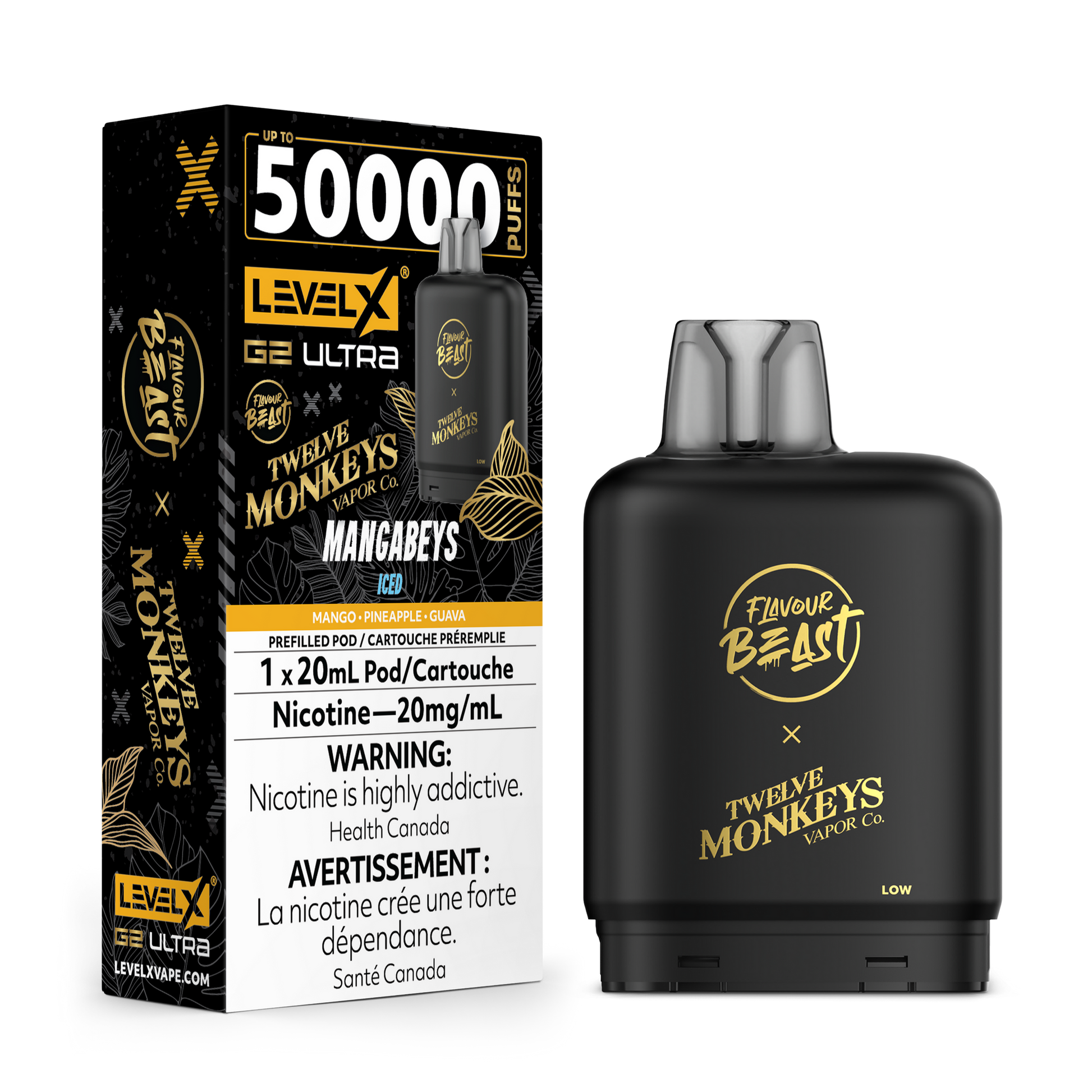 Level X G2Ultra MANGABEYS iced Orleans Vape