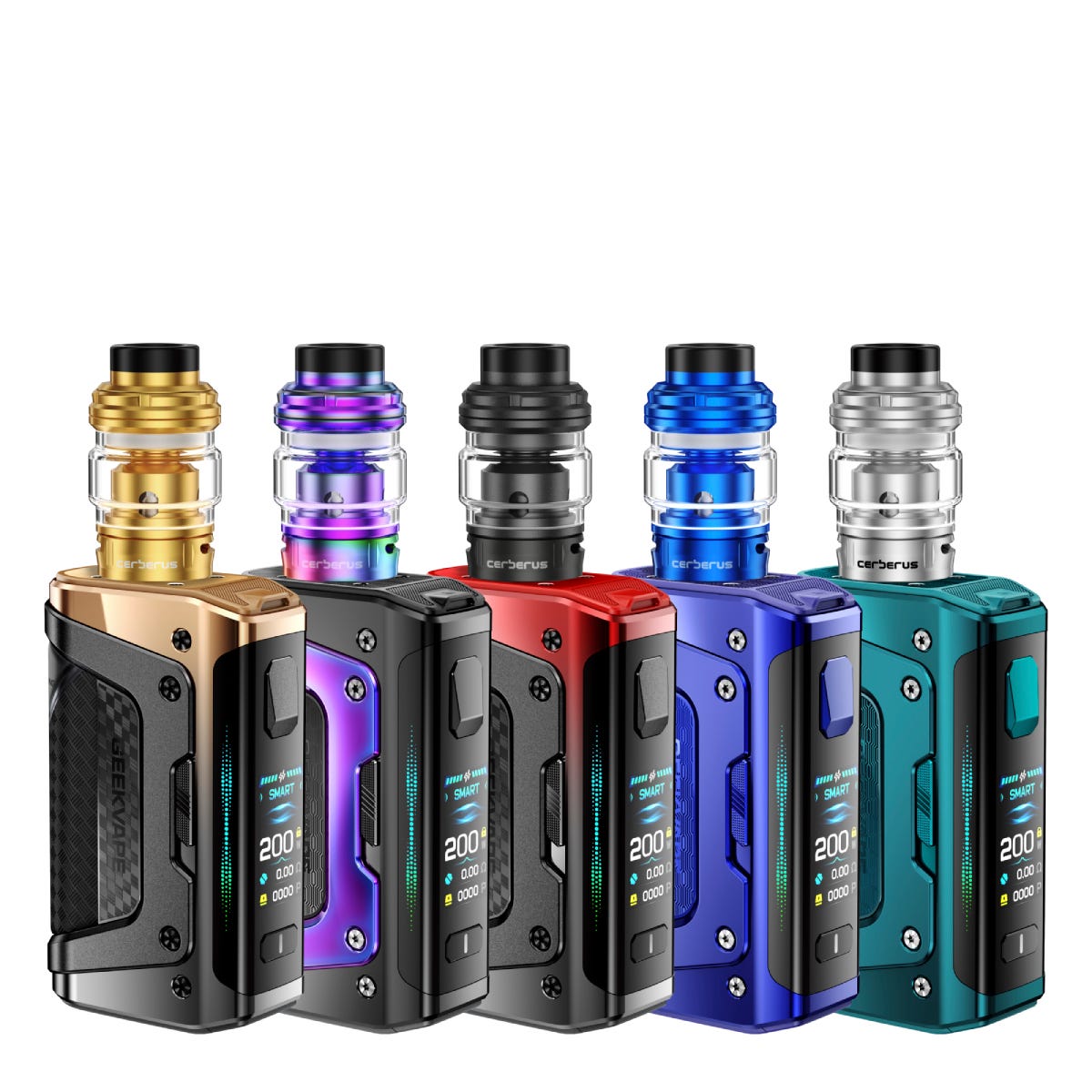 Geekvape Aegis Legend 5 200W Starter Kit Aurora Rainbow 5.5ML Orleans Vape