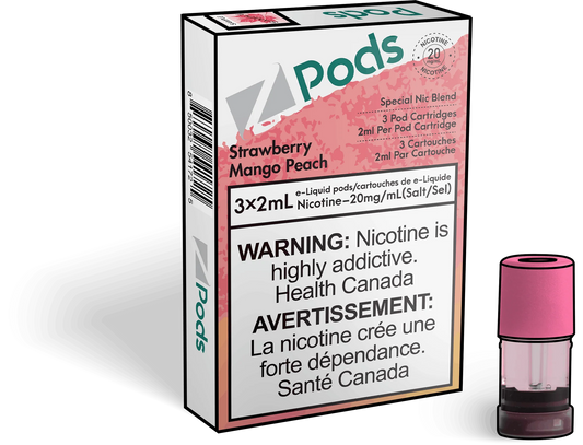 Z Pods Strawberry Mango Peach Orleans Vape