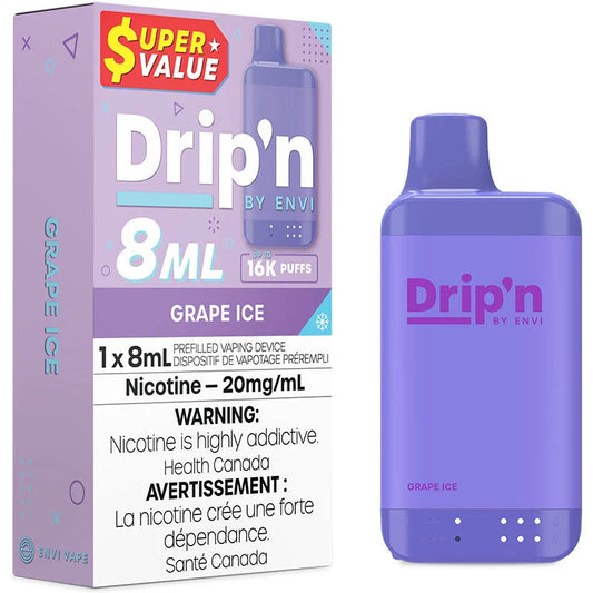 Drip’n 16k Grape Ice Orleans Vape