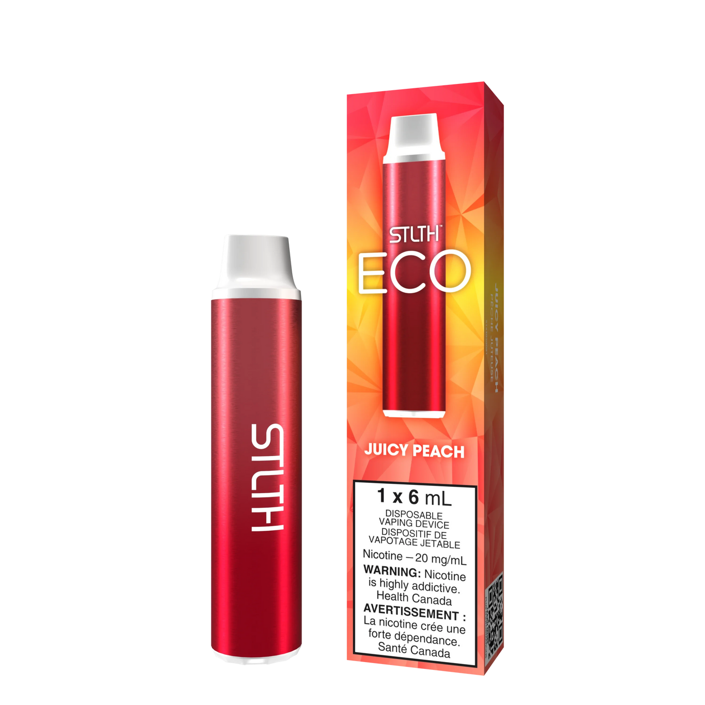 Stlth Eco Juicy Peach Orleans Vape