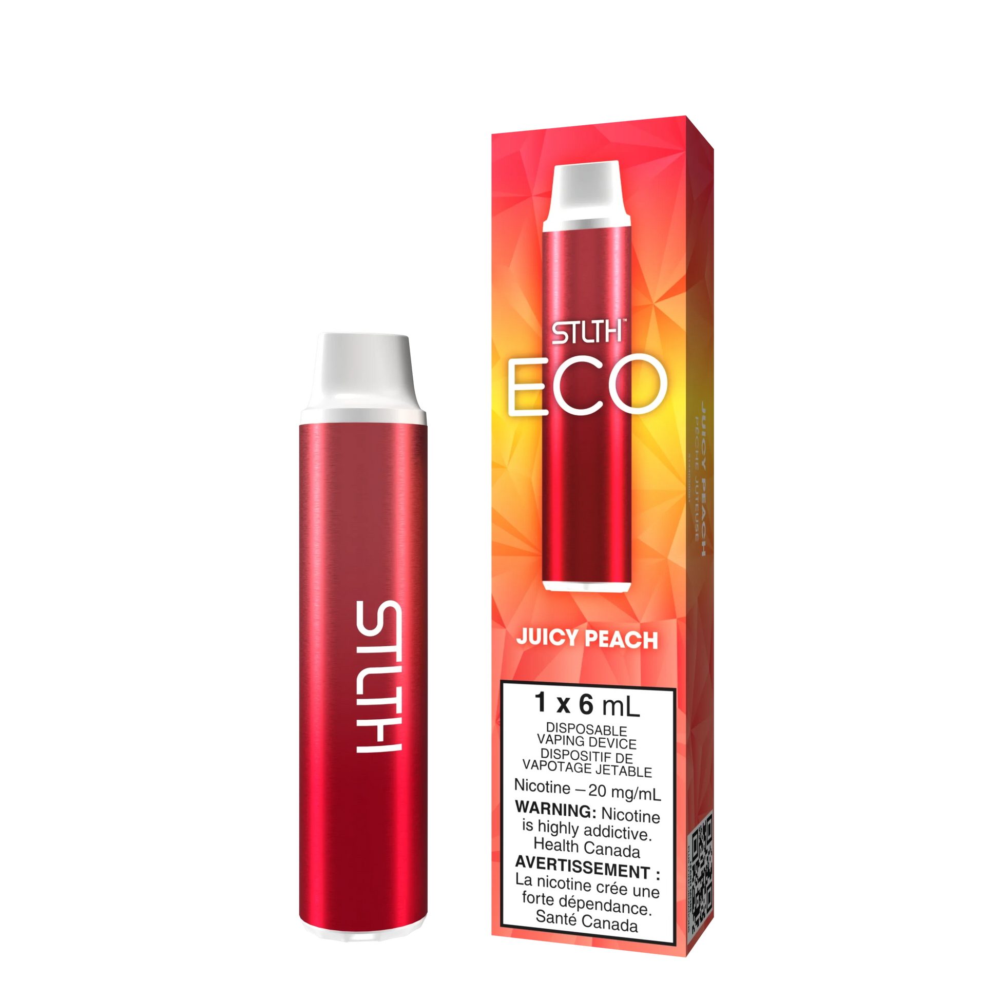 Stlth Eco Juicy Peach Orleans Vape