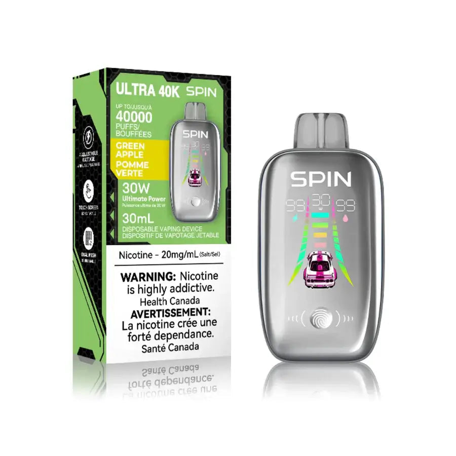 Spin Ultra 40K White Grape Orleans Vape