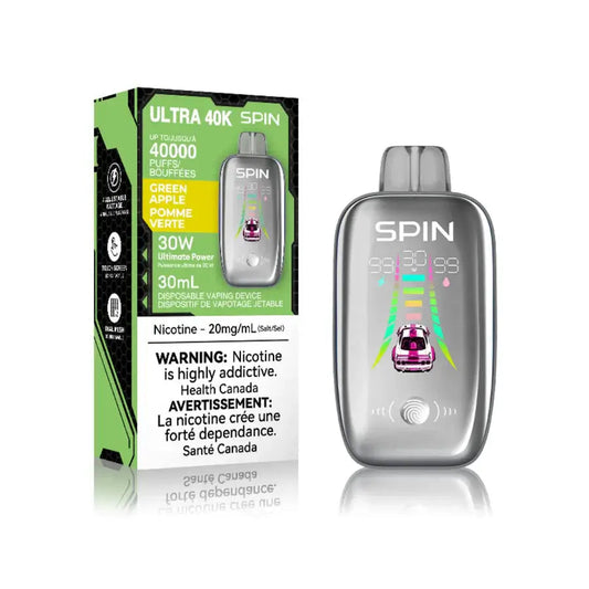Spin Ultra 40K White Grape Orleans Vape