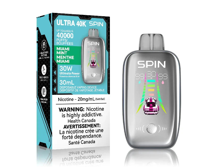 Spin Ultra 40K Miami Mint Orleans Vape