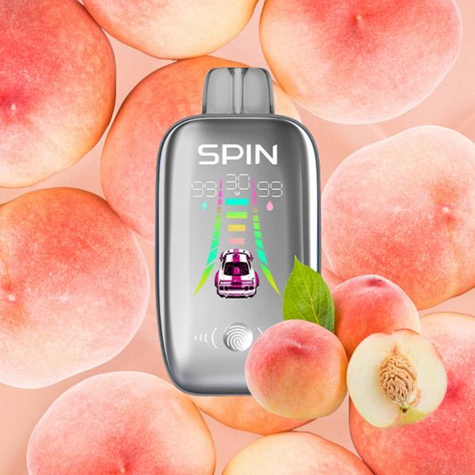 White Peach Spin 40K Orleans Vape