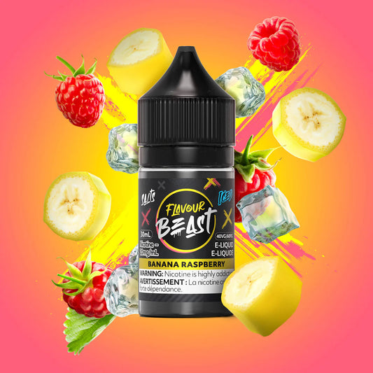 Flavour Beast E liquid Banana Raspberry Orleans Vape